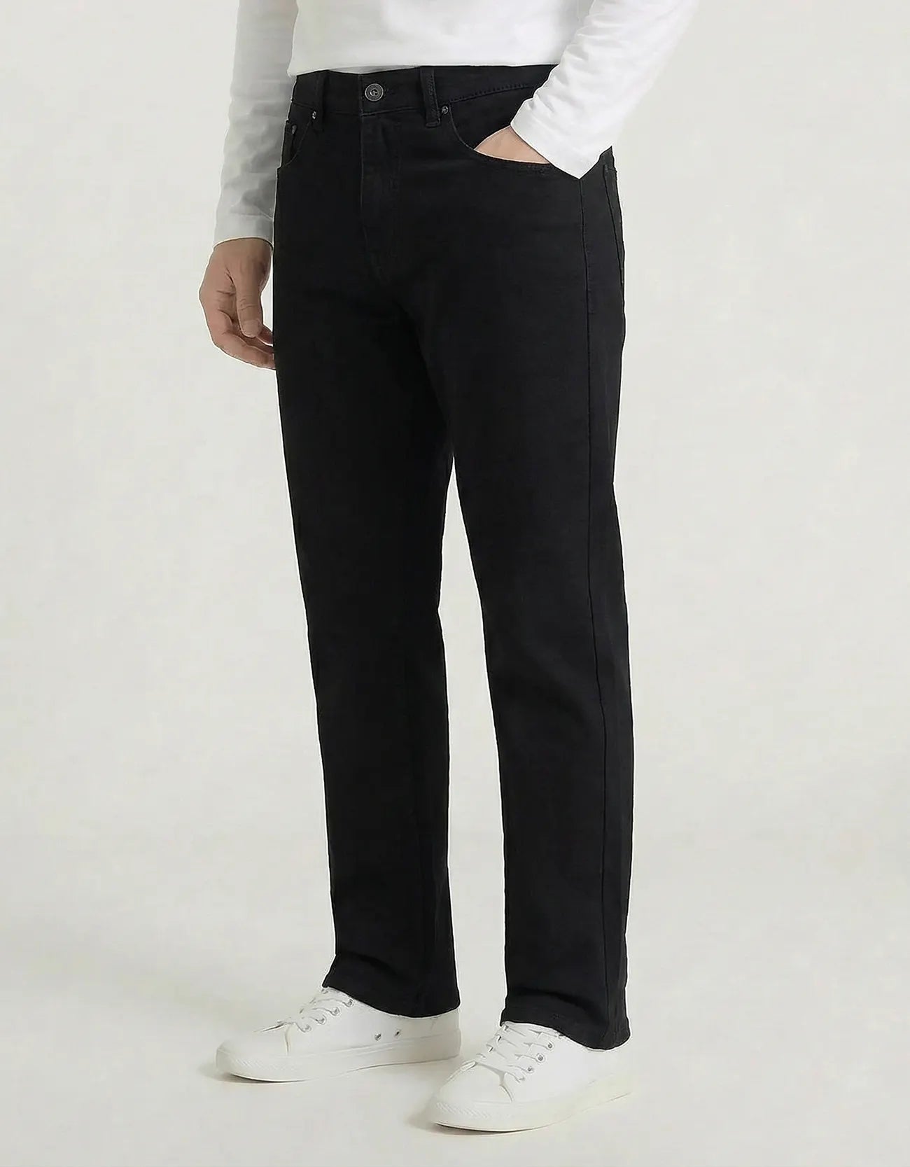 RINSE WASH STRAIGHT DENIM