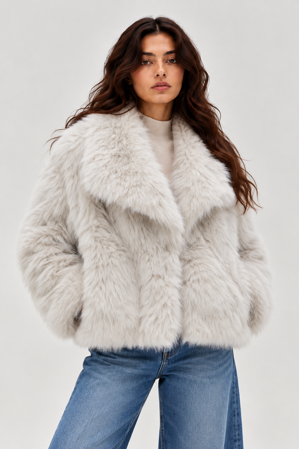 CLOUD FAUX FUR JACKET
