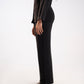 TEXTURED WIDE LEG TROUSER