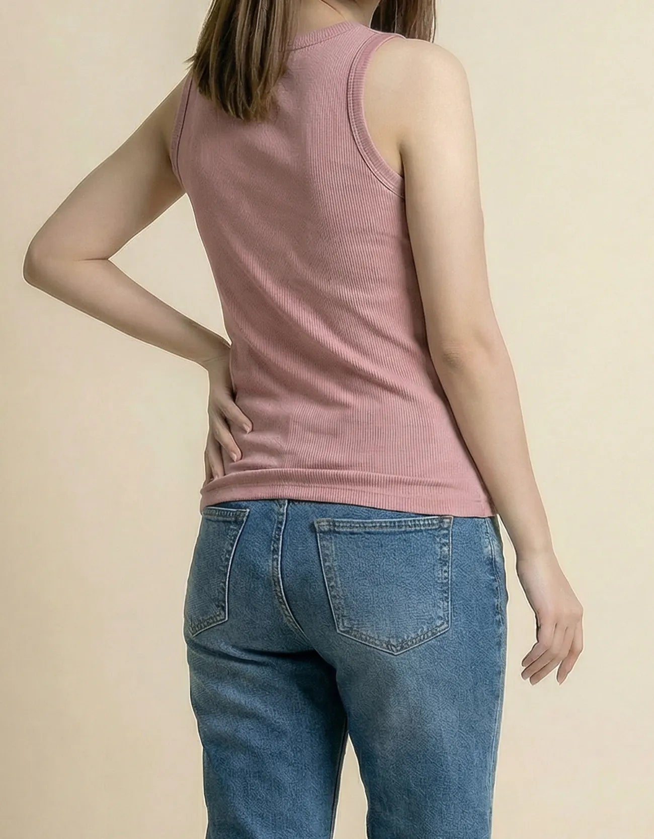 RIBBED TANK TOP