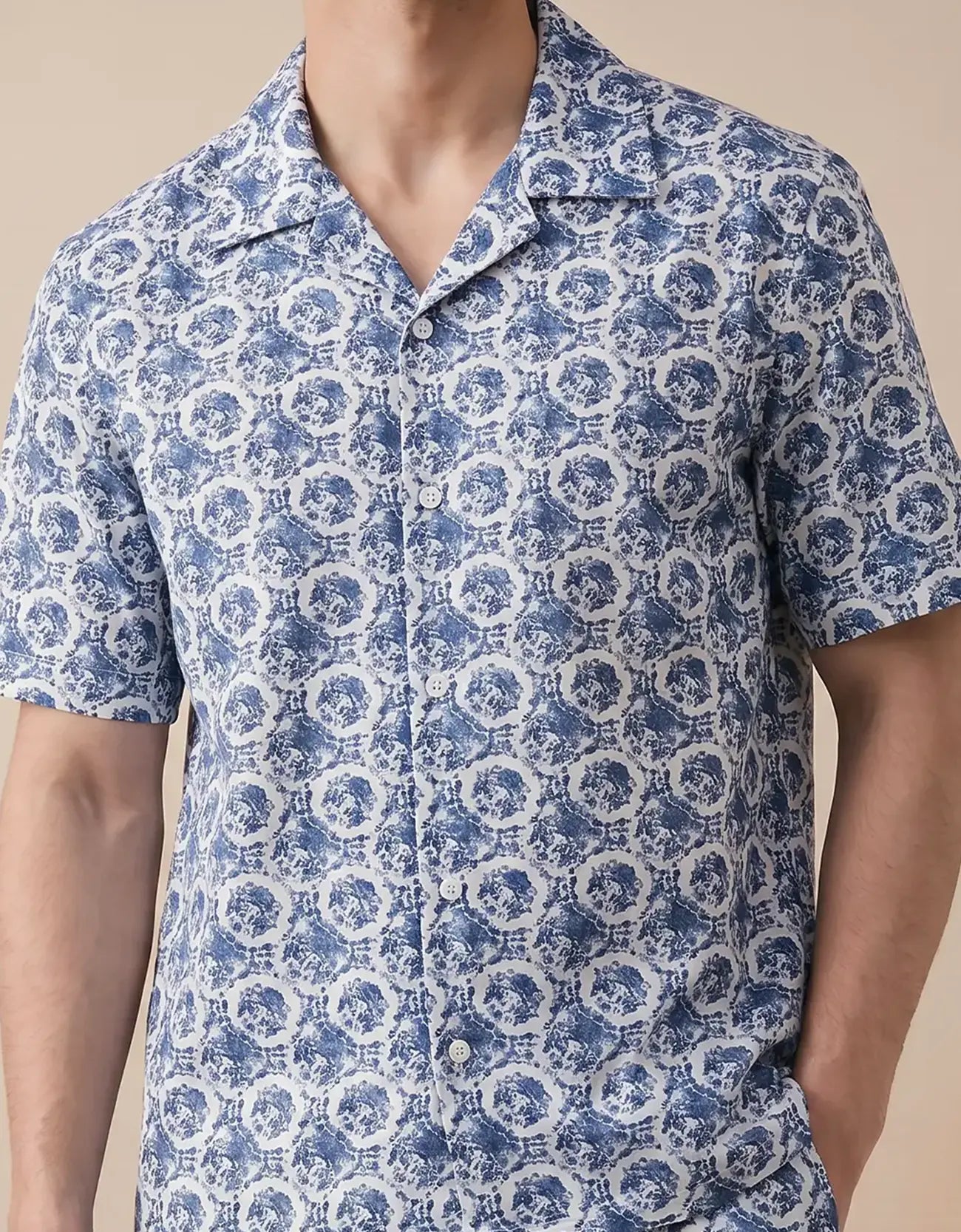 MEN'S PRINTED SHIRT HALF SLEEVES