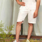 RELAXED FIT MUSLIN SHORTS