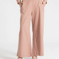 JACQUARD WIDE LEG TROUSER