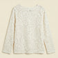EMBROIDERED BOAT NECK SHIRT