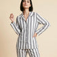 STRIPED SLEEPWEAR SHIRT
