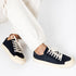 CANVAS SUEDE LACE-UP SNEAKERS