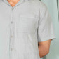RELAXED FIT MUSLIN SAFARI SHIRT