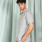 RELAXED FIT MUSLIN SAFARI SHIRT