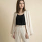 FRONT-OPEN FLOWY JACKET