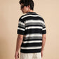 MEN'S STRIPED KNIT POLO