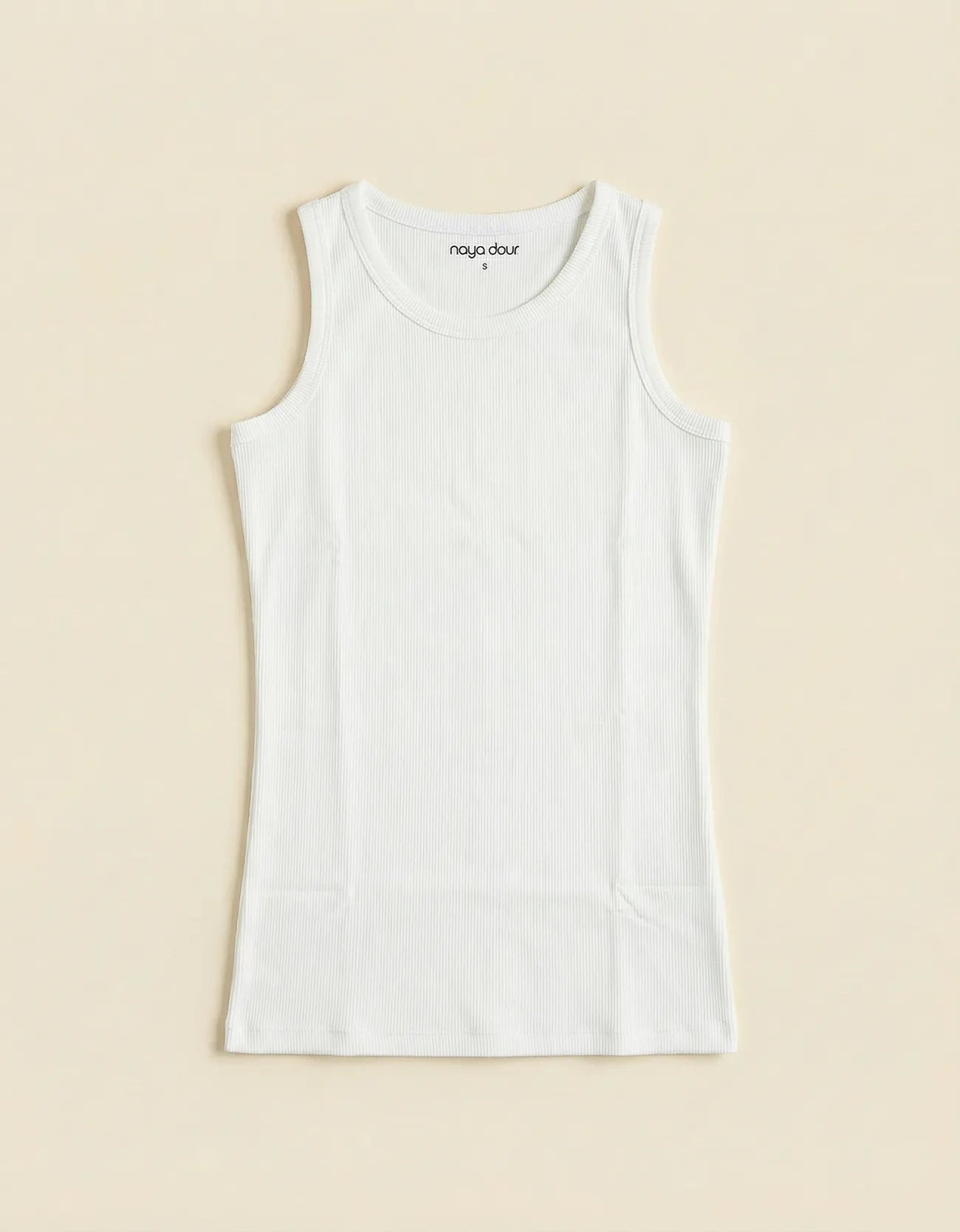 RIBBED TANK TOP