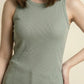 RIBBED TANK TOP