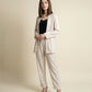 FRONT-OPEN FLOWY JACKET