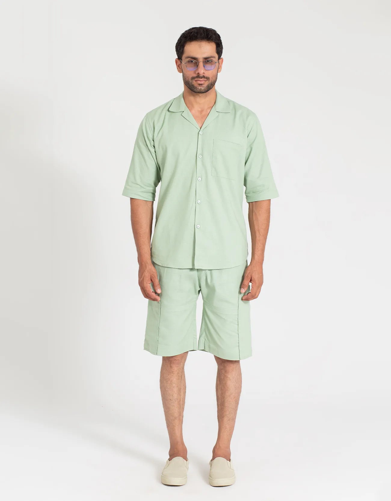 JACQUARD CHEST POCKET SHIRT