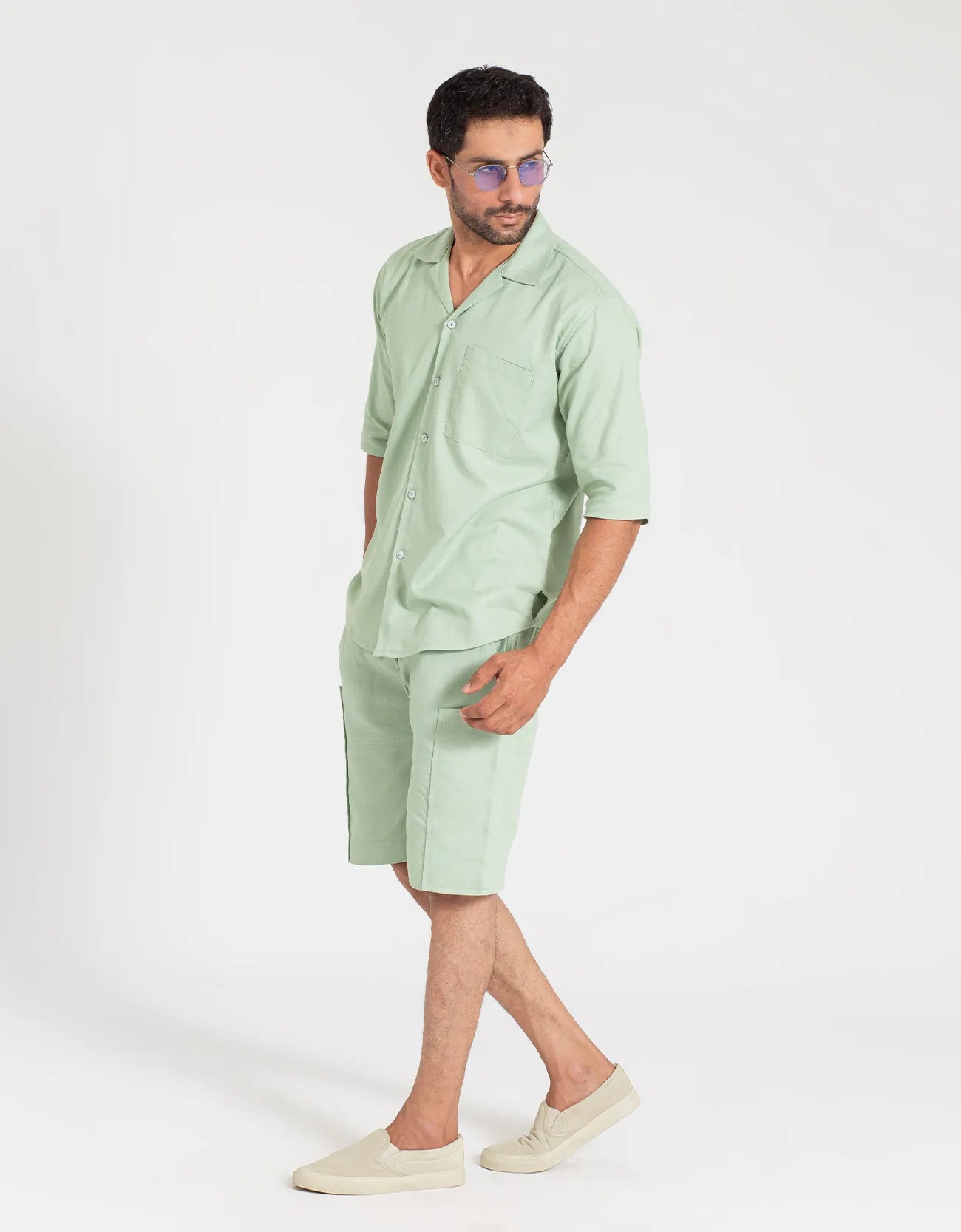 JACQUARD CHEST POCKET SHIRT