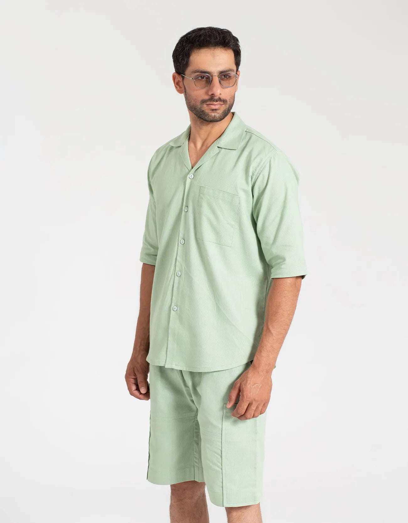 JACQUARD CHEST POCKET SHIRT