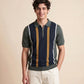 MEN'S ZIPER KNIT POLO SHIRT