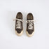 JUTE-SUEDE LACE-UP SNEAKERS