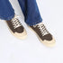 JUTE-SUEDE LACE-UP SNEAKERS