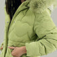 HOODED WIND-PROOF PUFFER