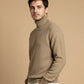 CHAVERON TEXTURED TURTLE NECK