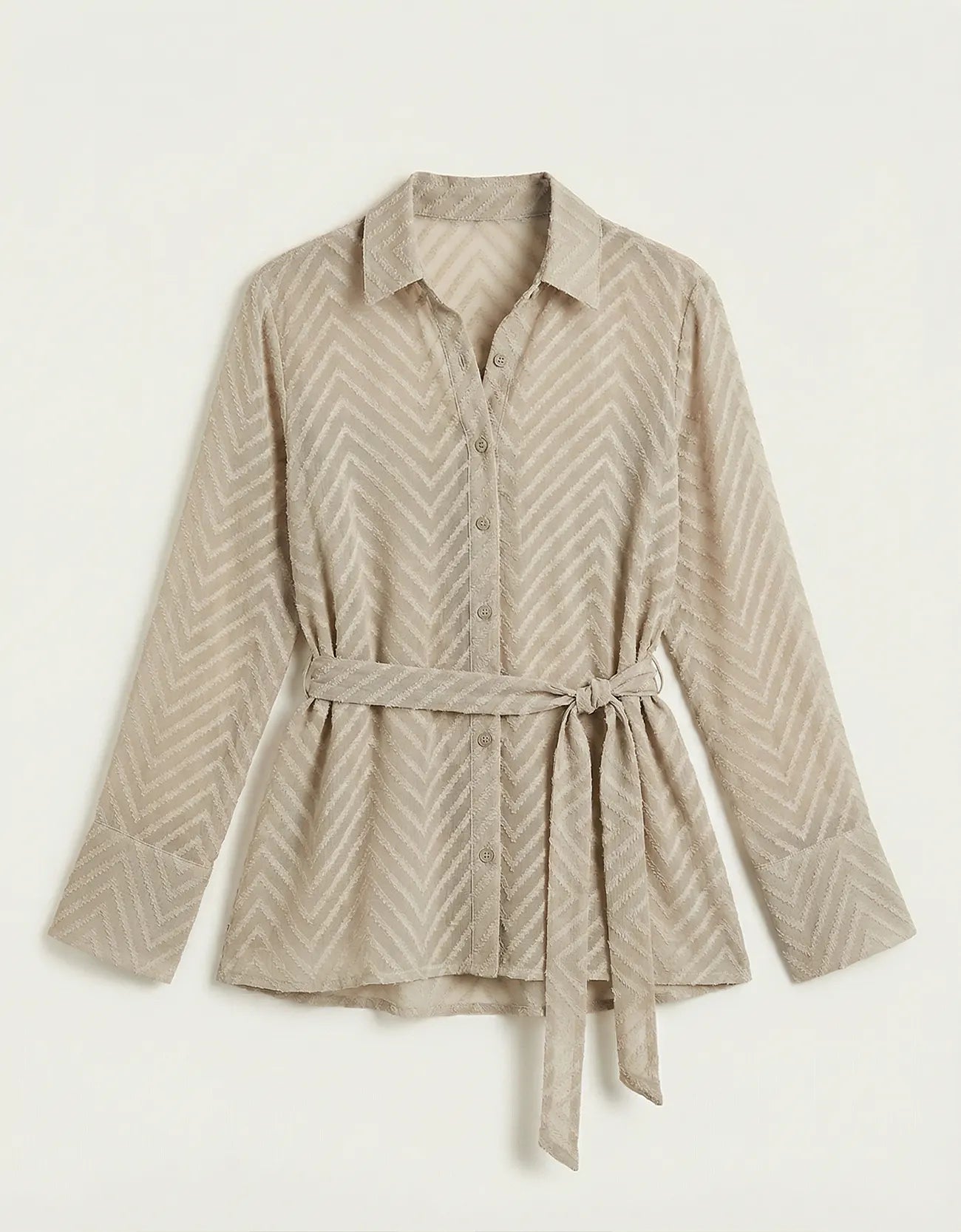 TEXTURED SHEAR SHIRT