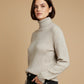 TEXTURED TURTLENECK