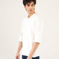 TEXTURED V NECK T-SHIRT