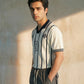 STRIPPED JOHNNY COLLAR POLO