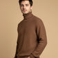 CHAVERON TEXTURED TURTLE NECK