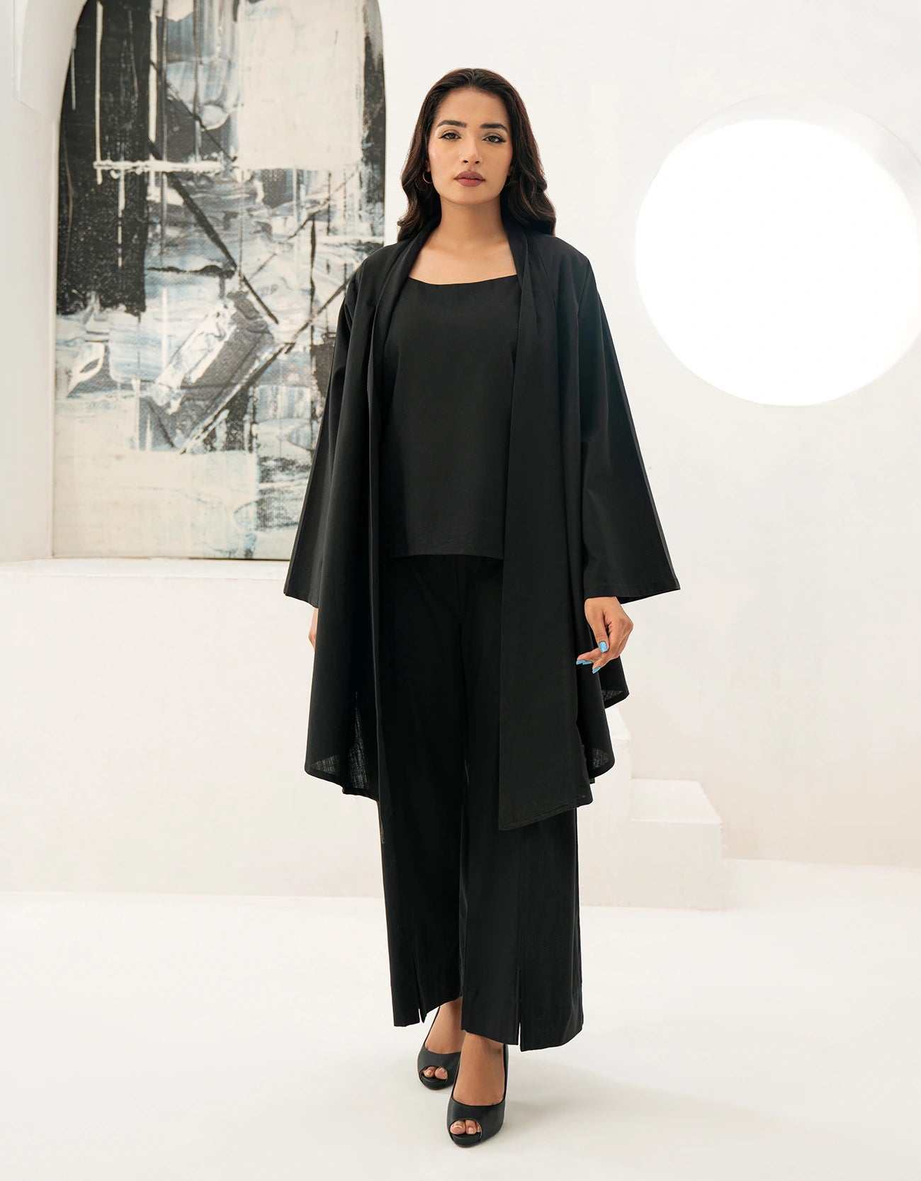 LINEN LOOSE FIT CAPE