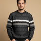JACQUARD TEXTURED SWEATSHIRT