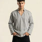 LINEN V-NECK SHIRT