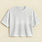 CROP TEXTURED TEE