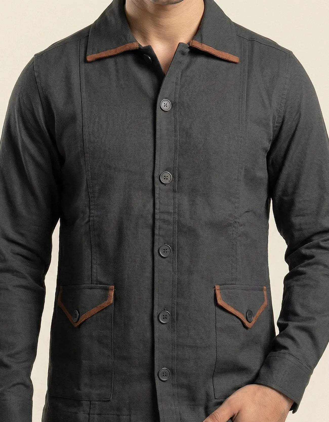 JACQUARD SAFARI SHACKET