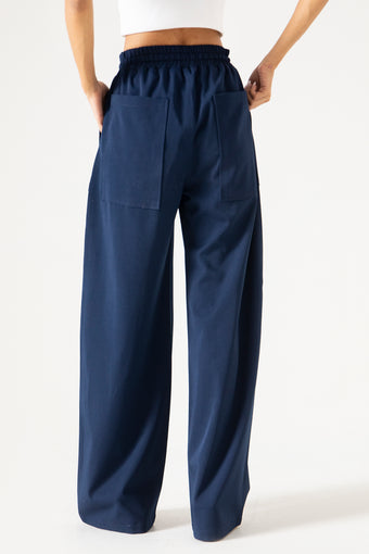 WIDE LEG PANAMA TROUSER