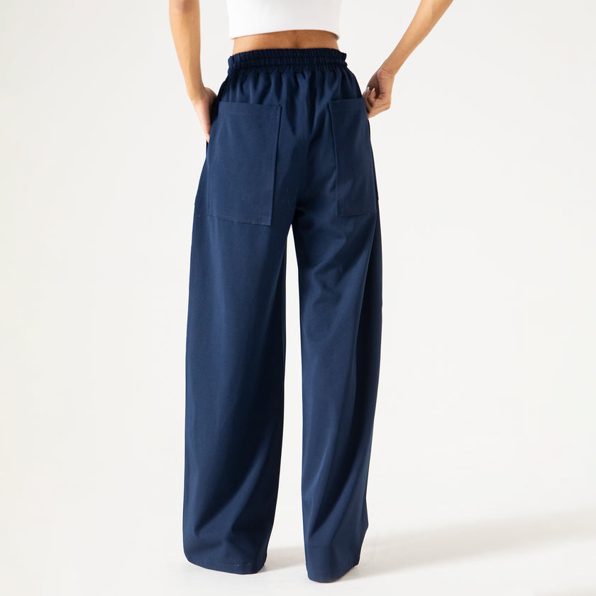 WIDE LEG PANAMA TROUSER