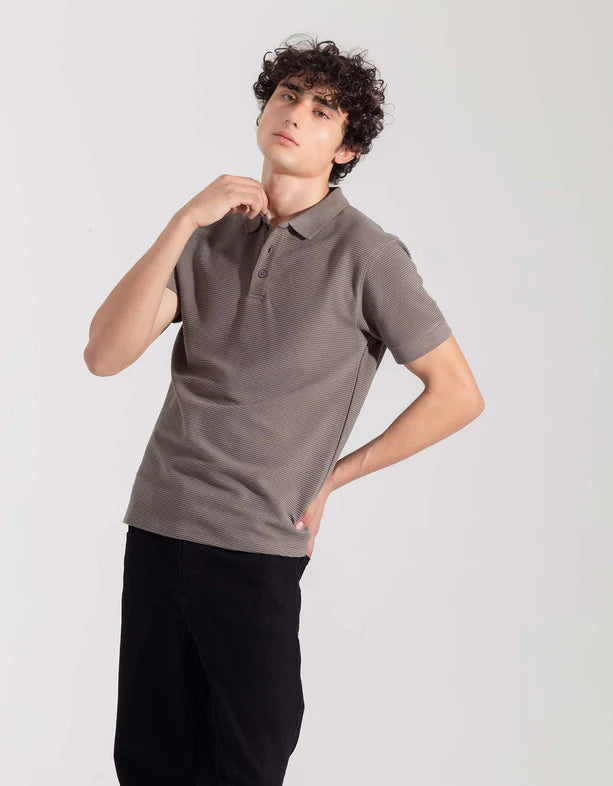 BASIC TEXTURED POLO