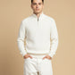 MOCK NECT TEXTURED SWEATER