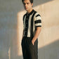 JACQUARD TEXTURE KNITTED SHIRT