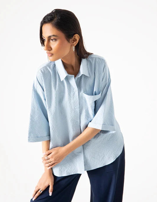 HALF SLEEVES PATCH POCKET SHIRT