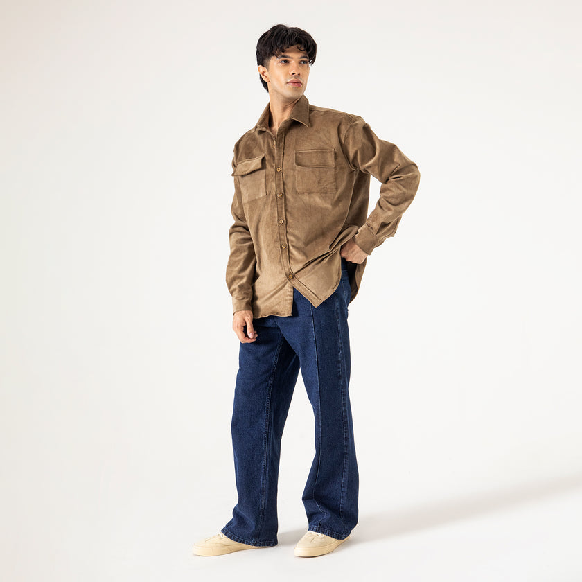 OVERSIZED CORDUROY SHIRT