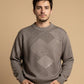 OXFORD TEXTURED SWEATSHIRT