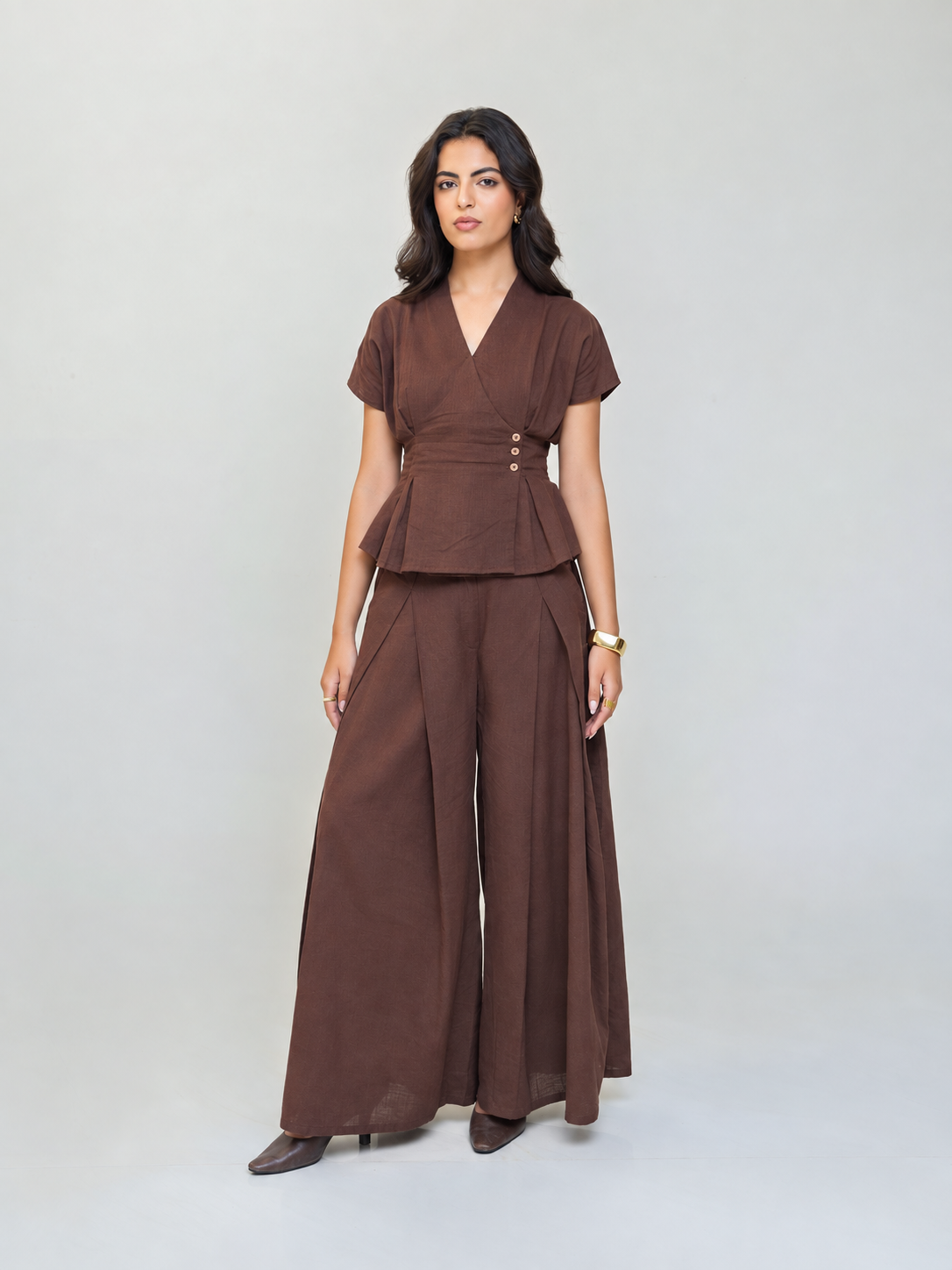 WOMEN PLEATED TROUSER
