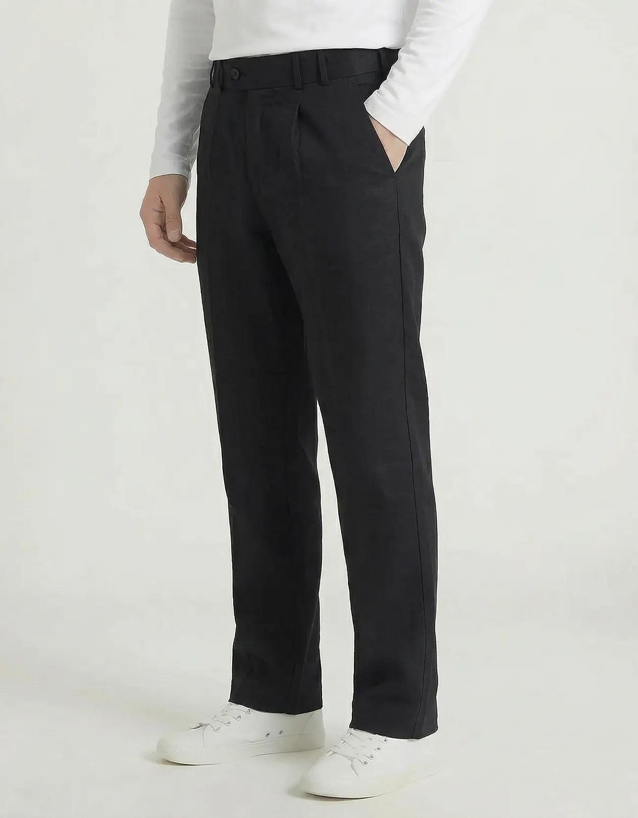 JACQUARD TAILORED PANTS