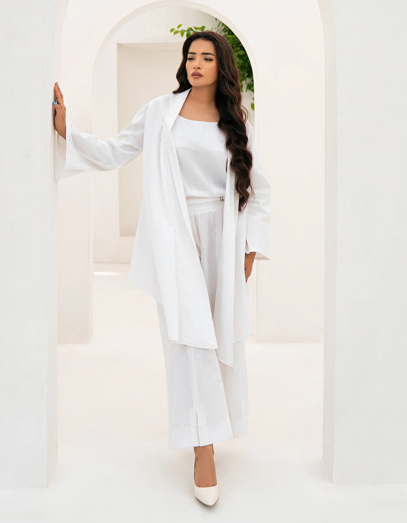 LINEN LOOSE FIT CAPE