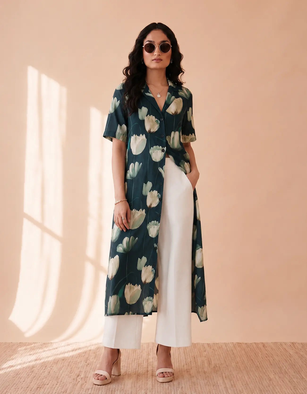 BUTTON DOWN SHIRT WITH SLEEVE