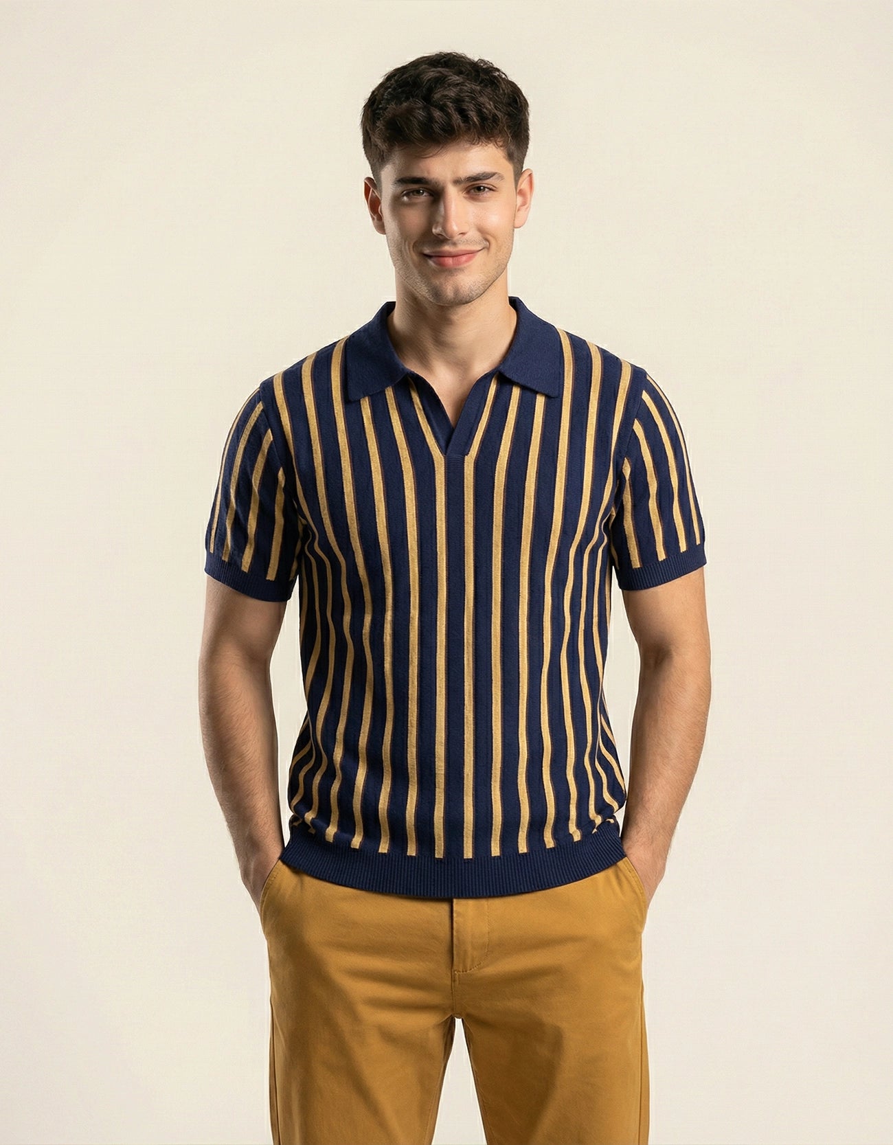 STRIPPER JOHNNY COLLAR POLO