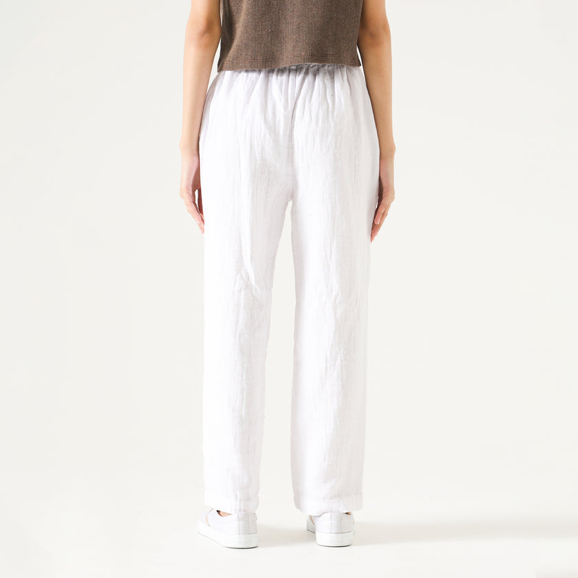 MUSLIN PAPERBAG TROUSER