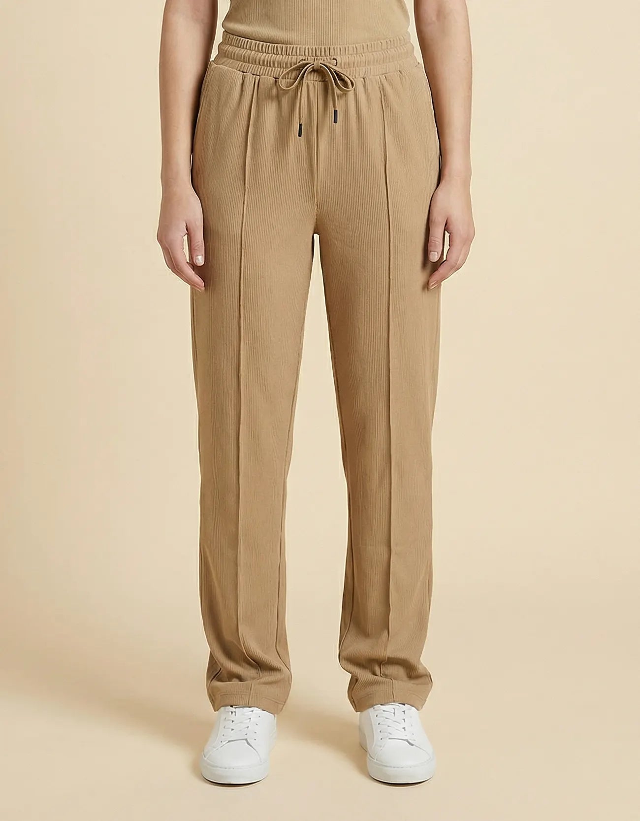 RIBBED WIDE BOTTOM TROUSER